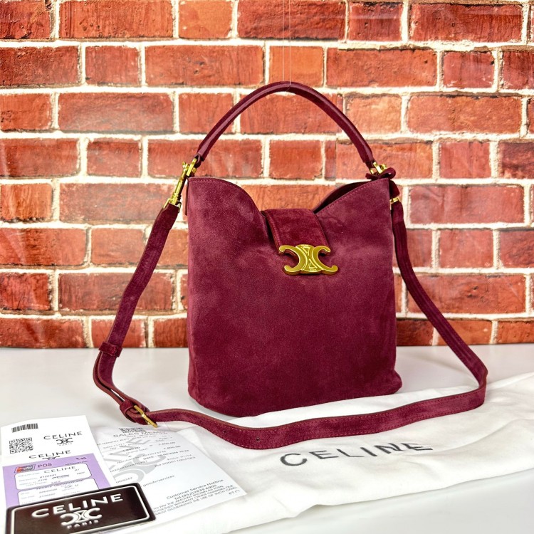 CELİNE BUCKET LOUİSE MEDİUM BORDO